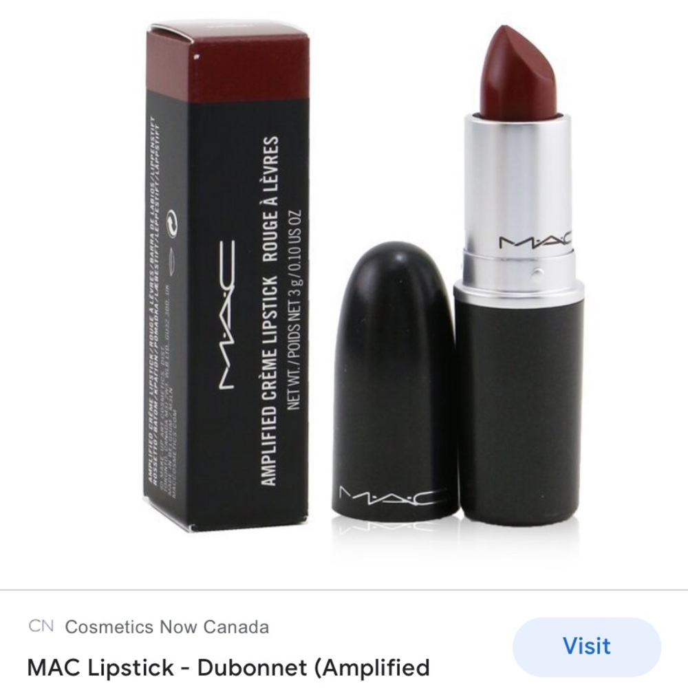 MAC lipstick - amplified creme in dubonnet NEW